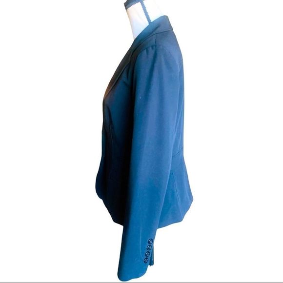 GORGEOUS NINE WEST 2 BUTTON FRONT NOTCHED LAPEL SUIT BLAZER IN BLACK-SIZE 8 - Picture 8 of 12